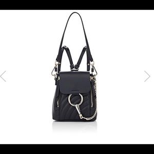 Chloe Faye Mini Leather Backpack (quilted)